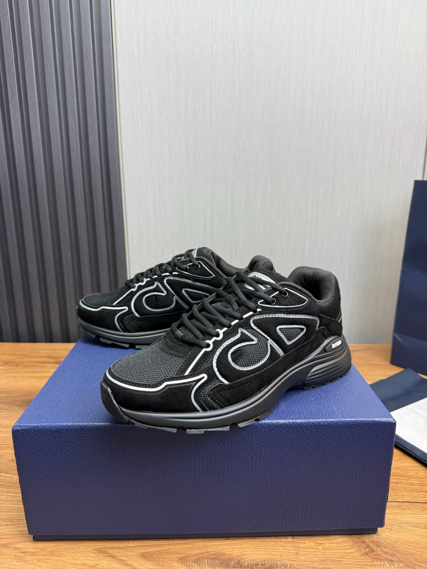 Men's men's shoes 💰580💰 Dior Dior.B30 couple hot sale ❤️💚Official website 1:1 replica ⬆️Imported cowhide stitching, comfortable mesh lining 35-45 (45 customized, non-refundable)